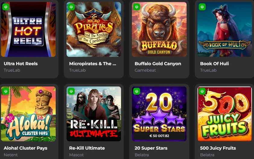 Billy Bilion Pokies games