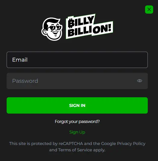billybillioncasino Sign In